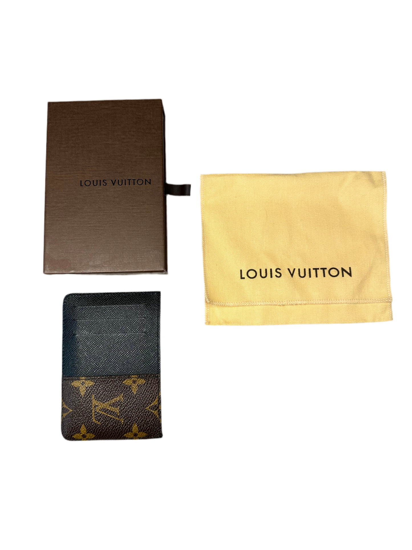 Louis Vuitton Neo Porte Cartes Card Holder in Monogram Macassar
