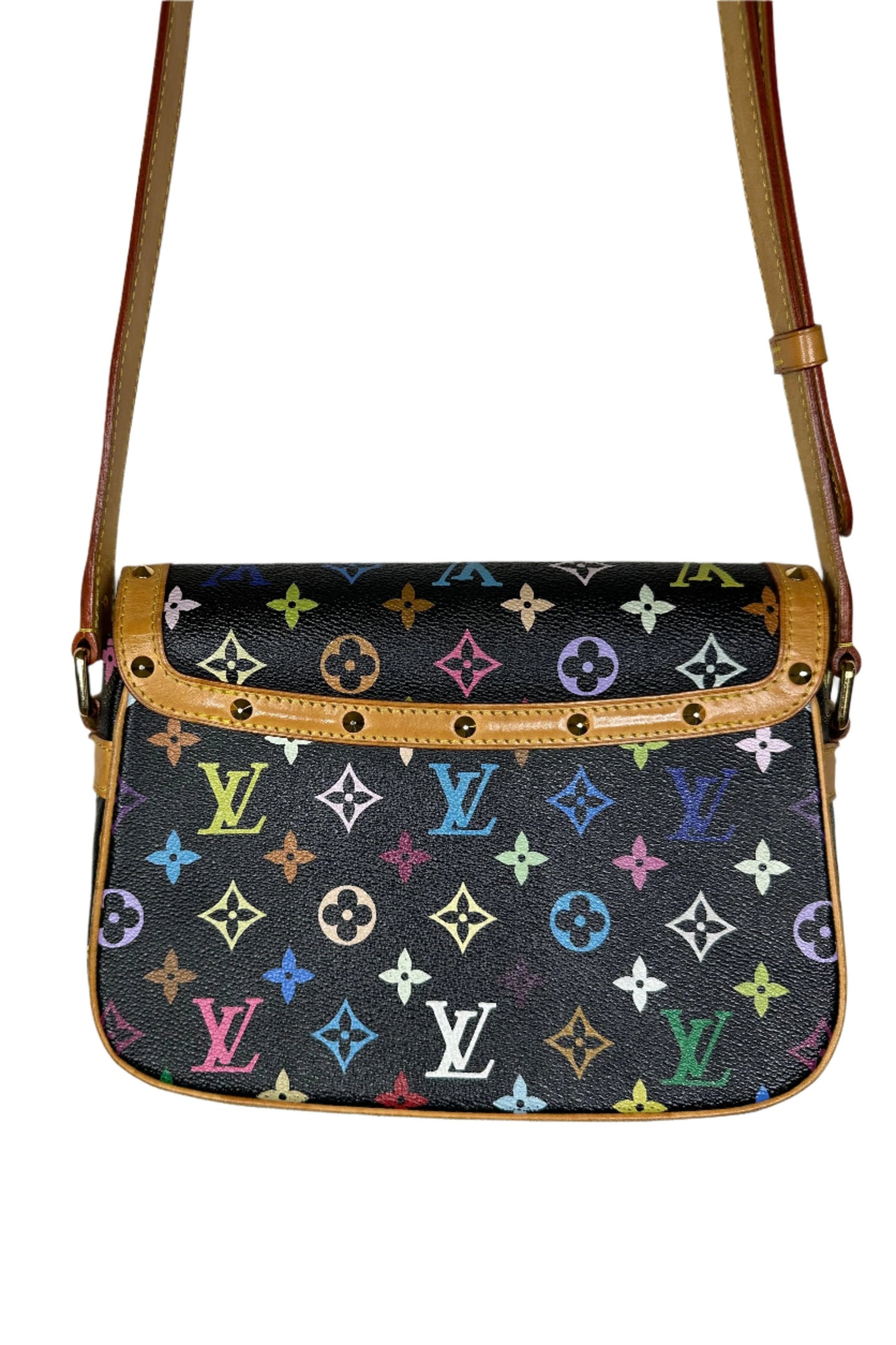 Louis Vuitton Sologne in Takashi Murakami Black Multicolor