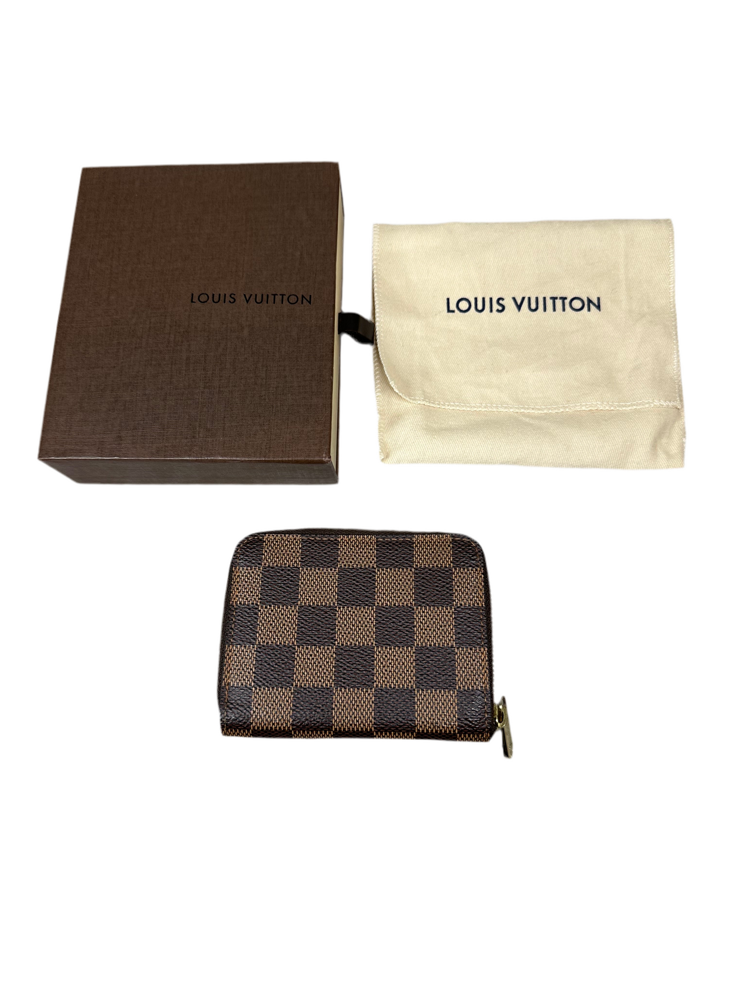 Louis Vuitton Zippy Coin Purse in Damier Ebene