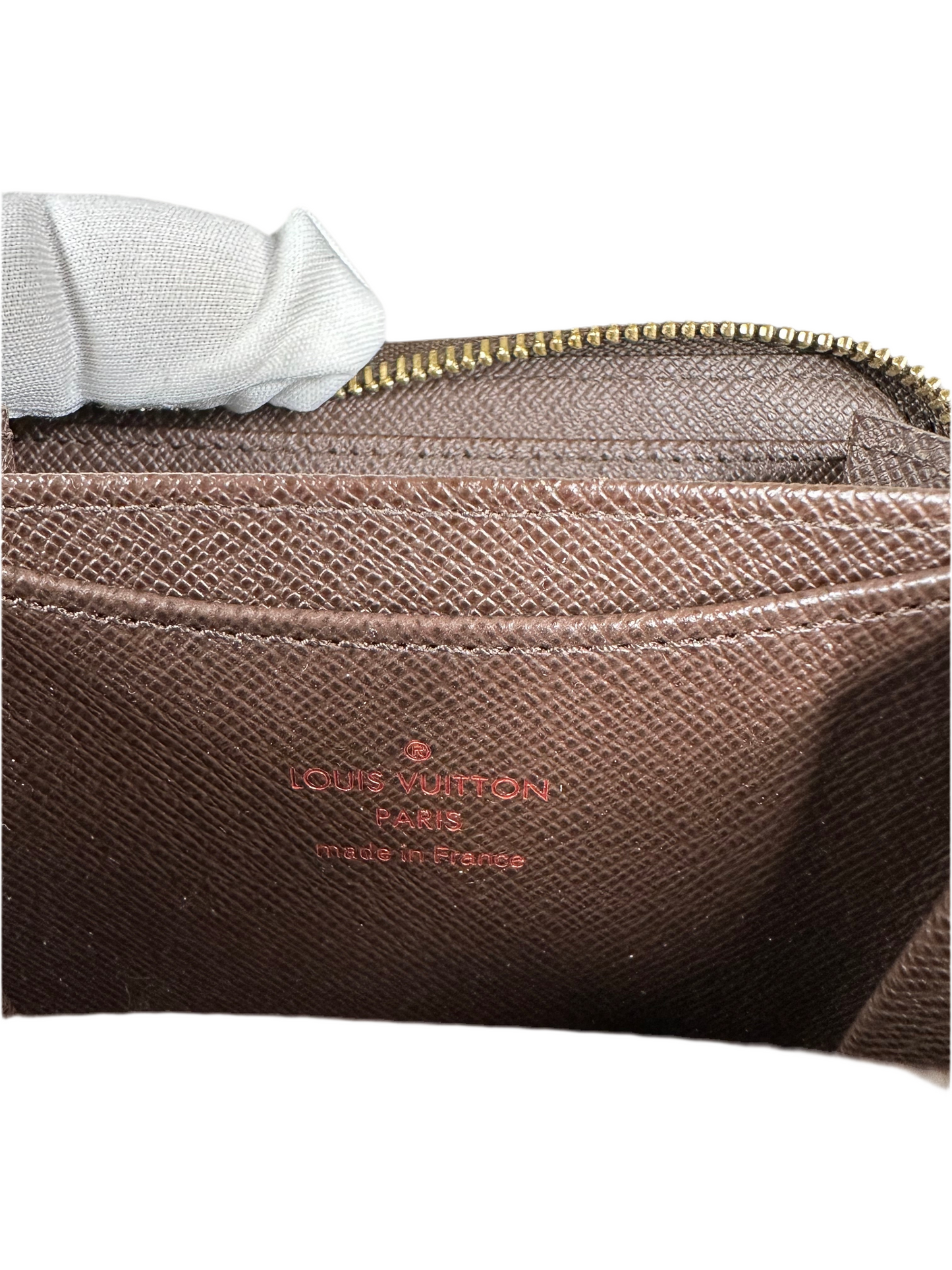Louis Vuitton Zippy Coin Purse in Damier Ebene