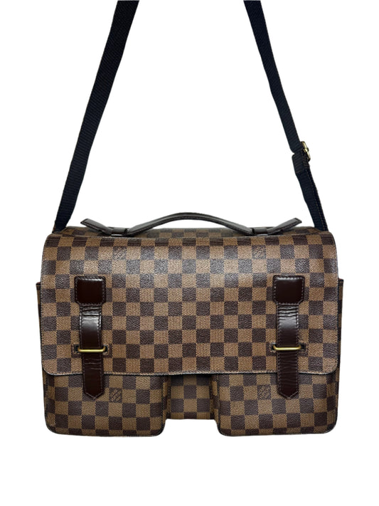 Louis Vuitton Broadway Messenger Bag in Damier Ebene