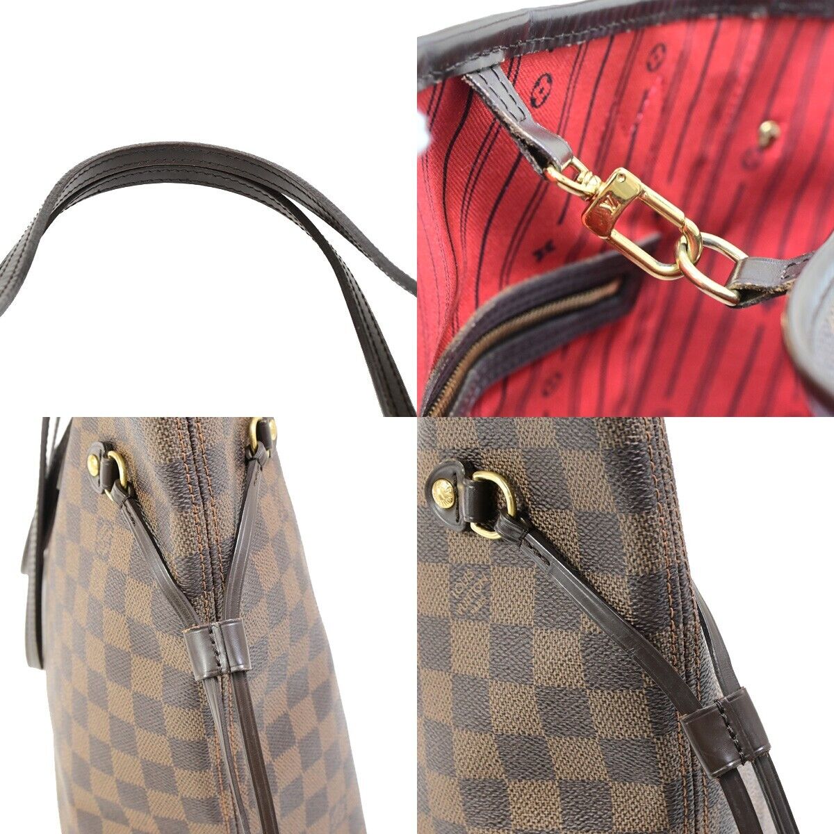 Louis Vuitton Neverfull MM in Damier Ebene