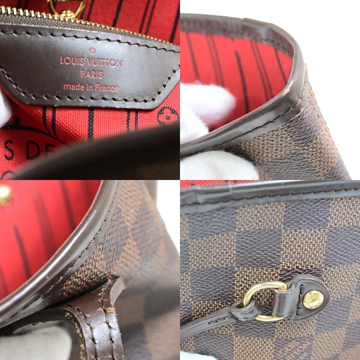 Louis Vuitton Neverfull MM in Damier Ebene