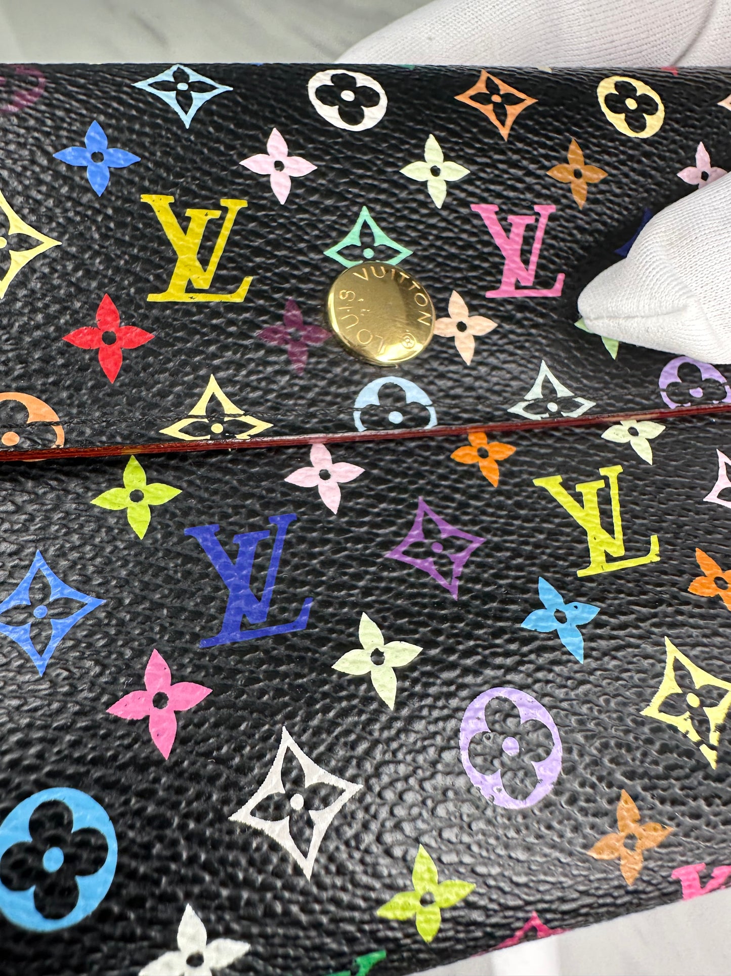 Louis Vuitton Takashi Murakami Black Multicolor Alexandra