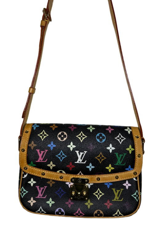 Louis Vuitton Sologne in Takashi Murakami Black Multicolor