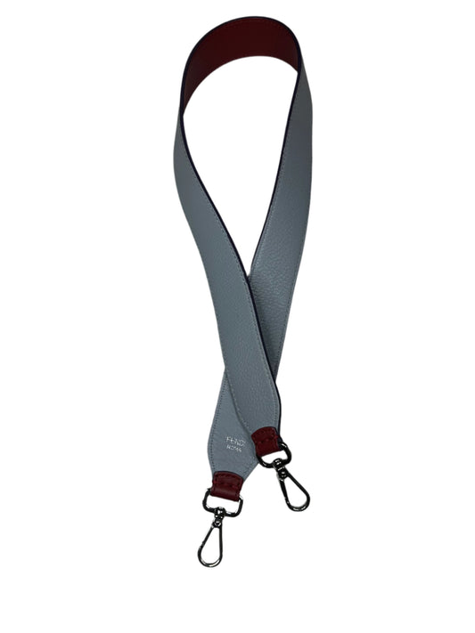 Fendi Strap You Shoulder Strap in Red and Light Blue
