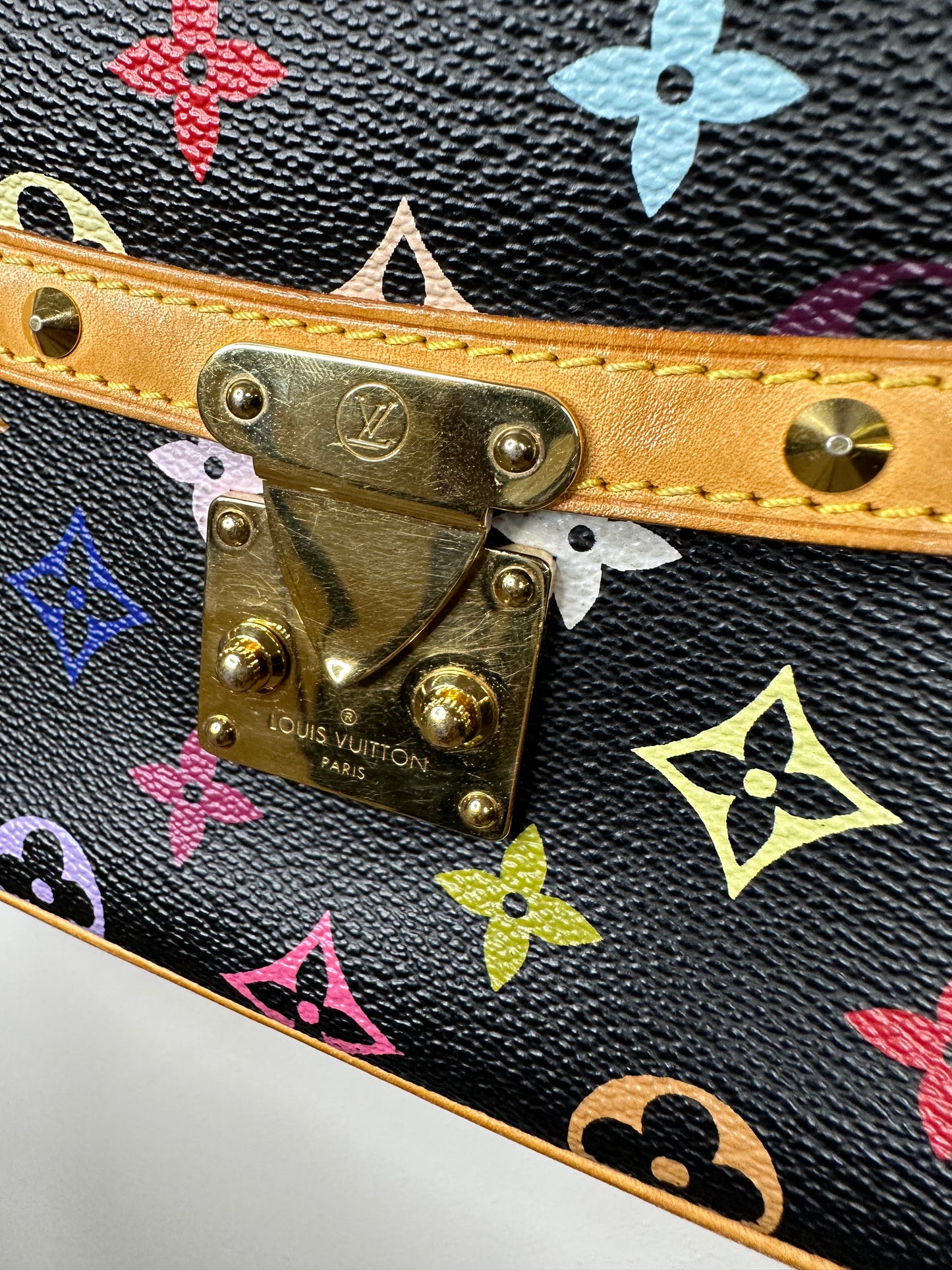 Louis Vuitton Sologne in Takashi Murakami Black Multicolor