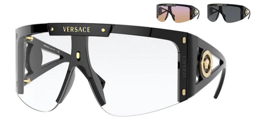 Versace Medusa Icon Shield Sunglasses VE4393 BNWT