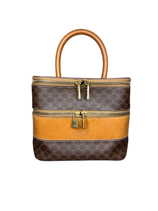 Celine Triomphe Two-Level Vanity Case