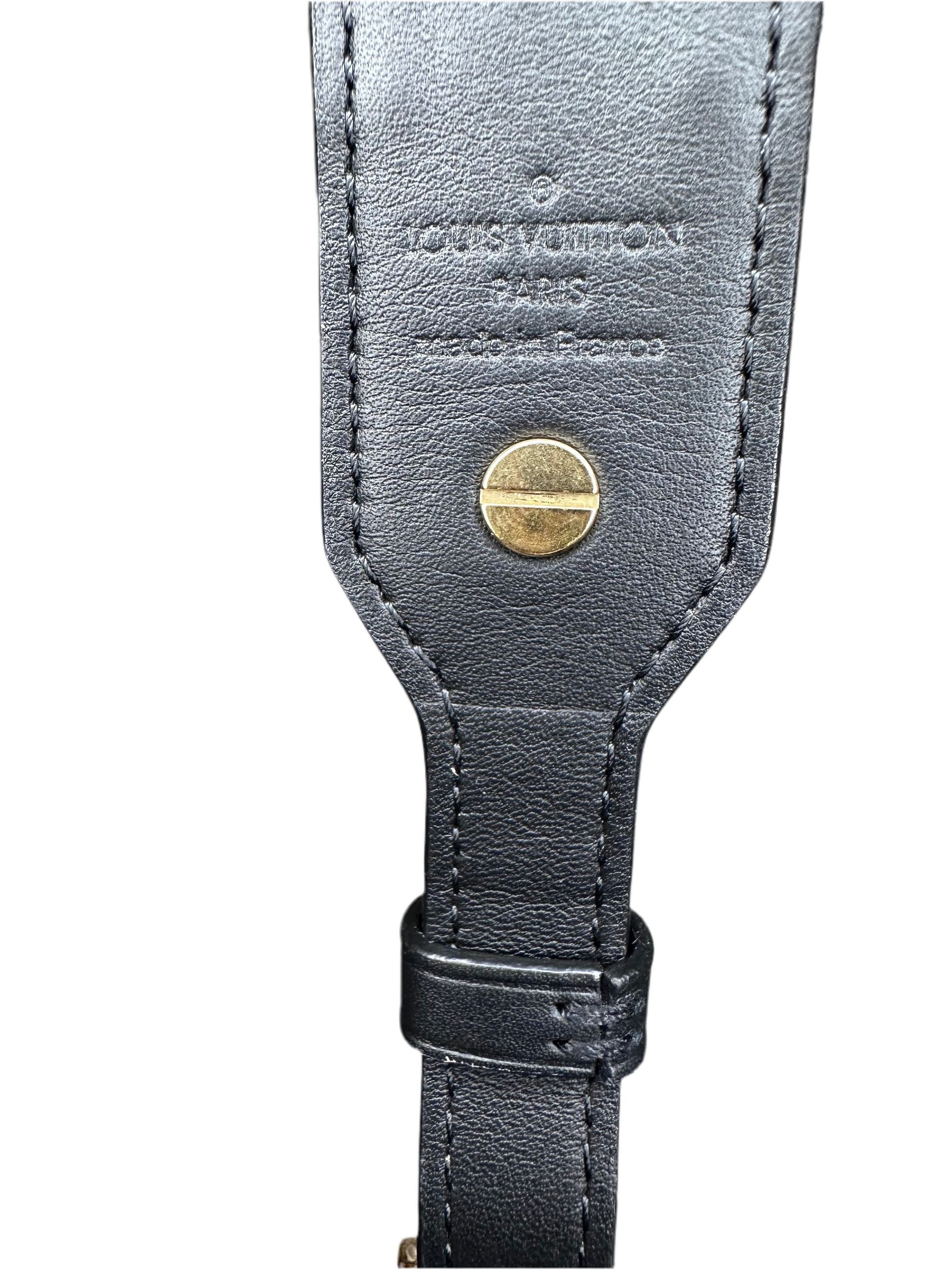 Brand Stamp on Louis Vuitton Monogram Reverse Strap