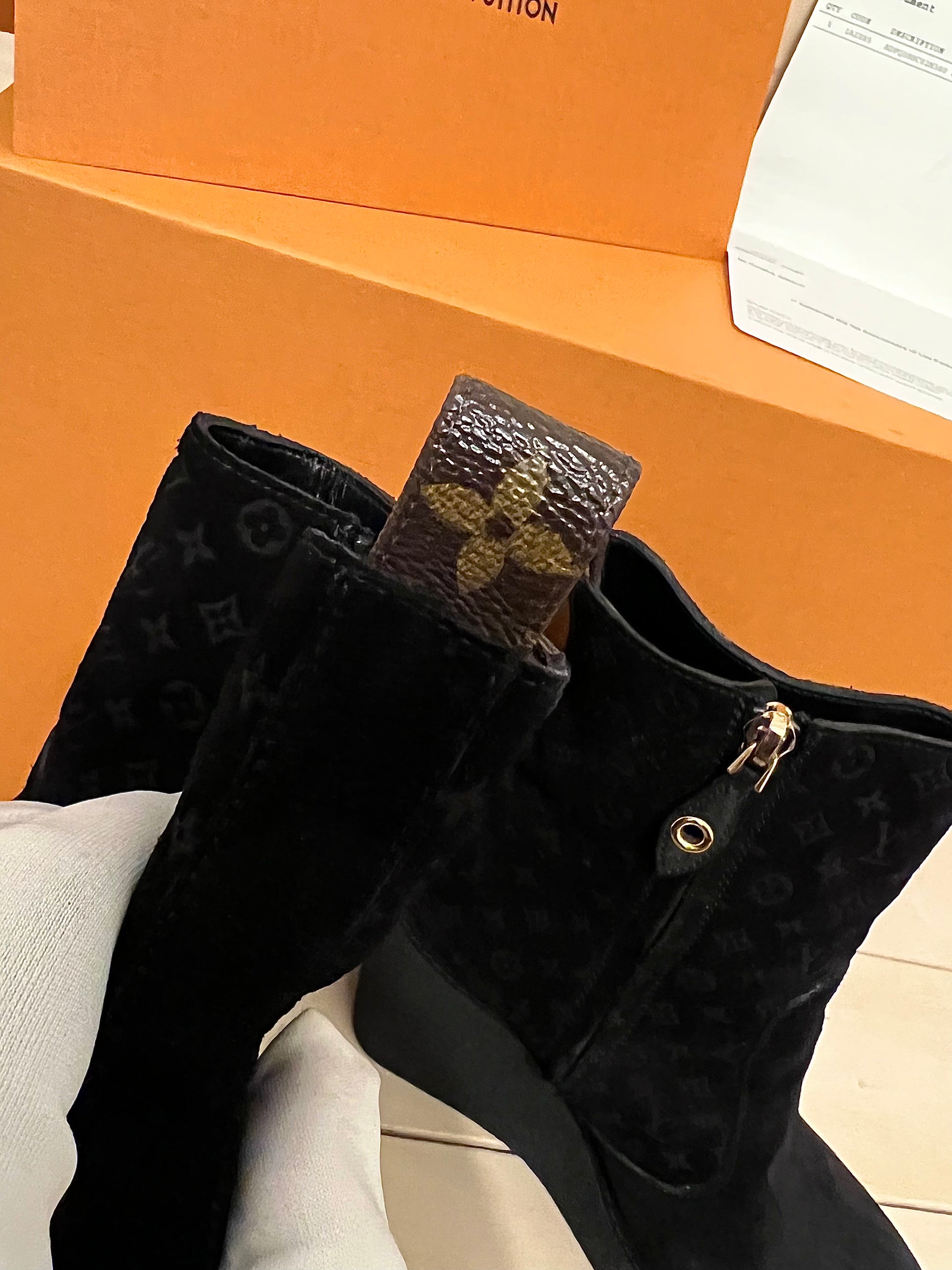 Louis Vuitton Frosty Wedge Ankle Boot – Swap Hands Inc.