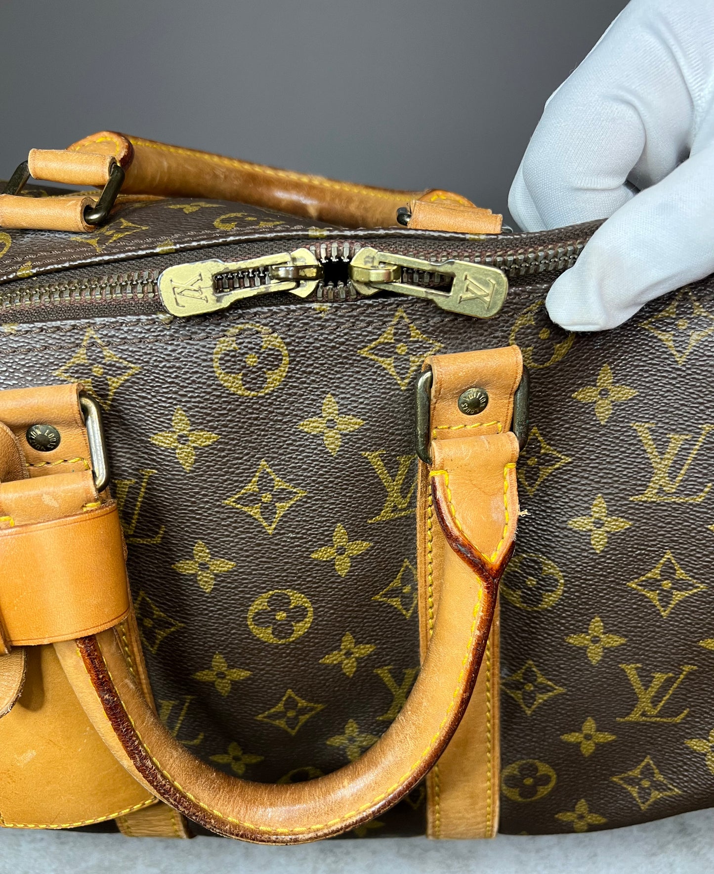 Louis Vuitton Multicolor Cerises Monogram Coated Canvas Keepall 45 Gold  Hardware, 2005 Available For Immediate Sale At Sotheby's