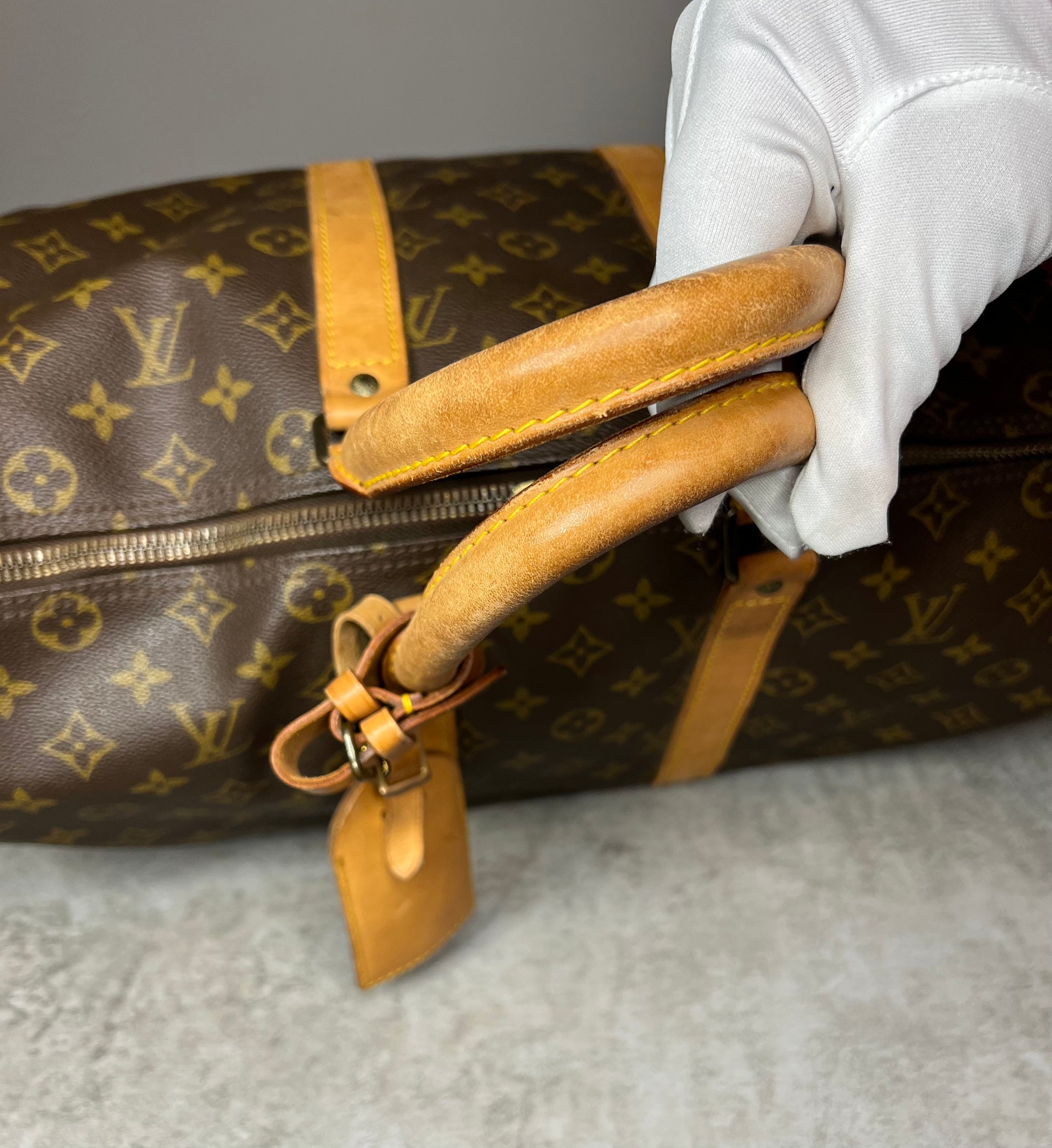 Preloved Vintage Louis Vuitton Keepall 45 Bandouliere (NO STRAP) Monog –  KimmieBBags LLC