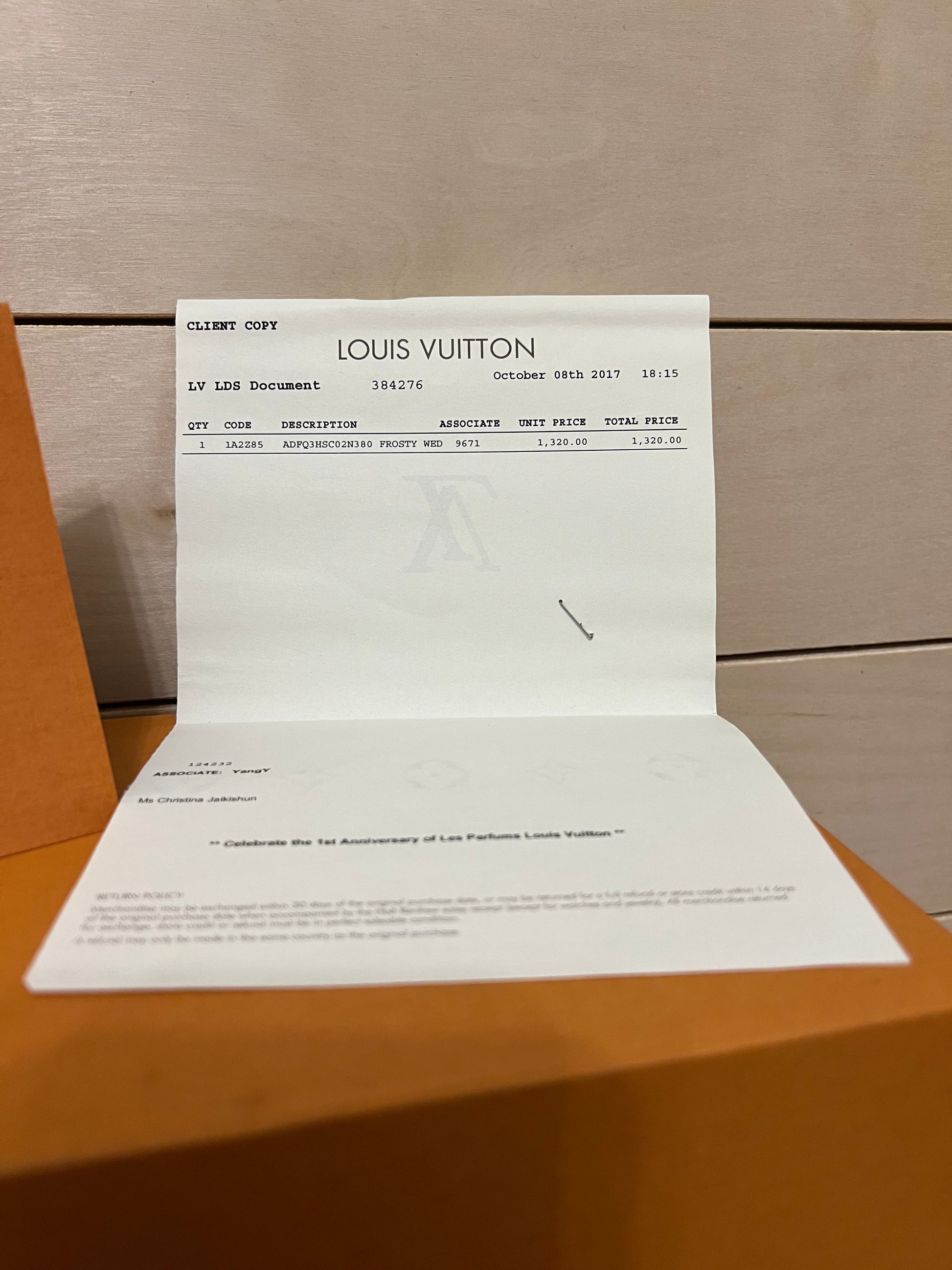 lv invoice